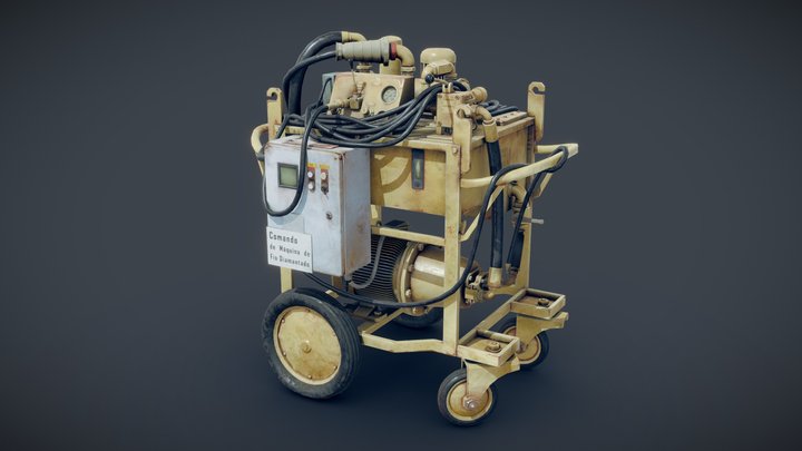 Old Generator 3D Model