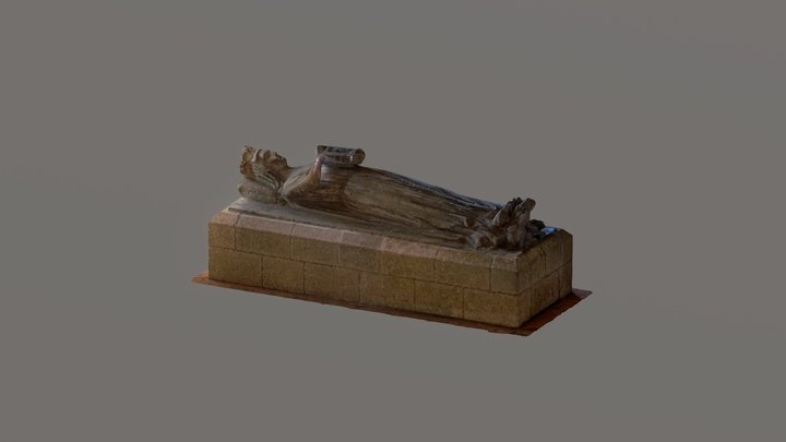 Abbaye de L'Epau - Gisant de la reine Bérengère 3D Model