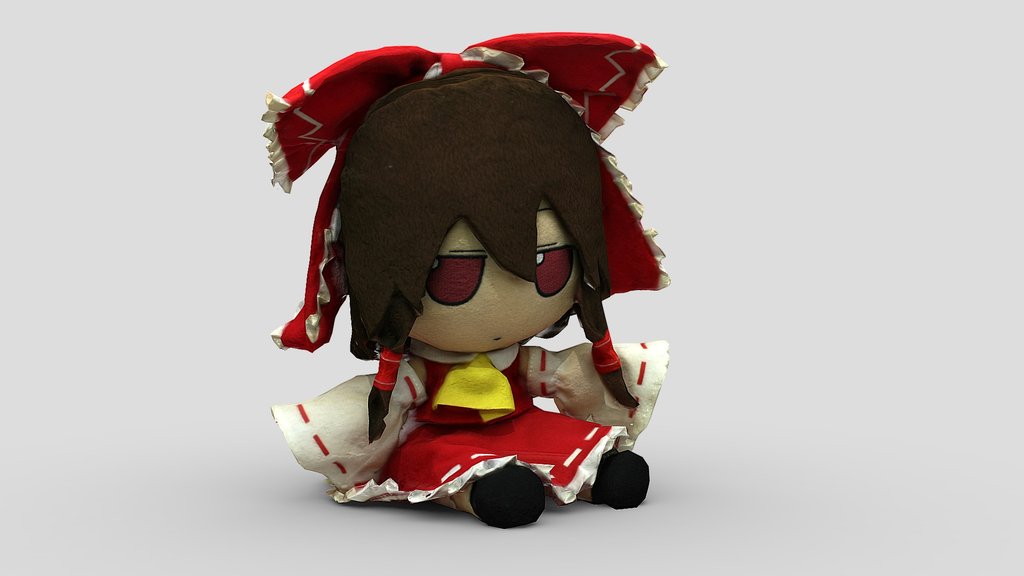 東方 Project - Reimu Fumo (3D scan)