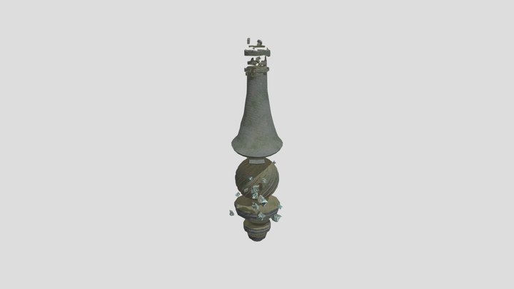 Floating Structure 3D Model