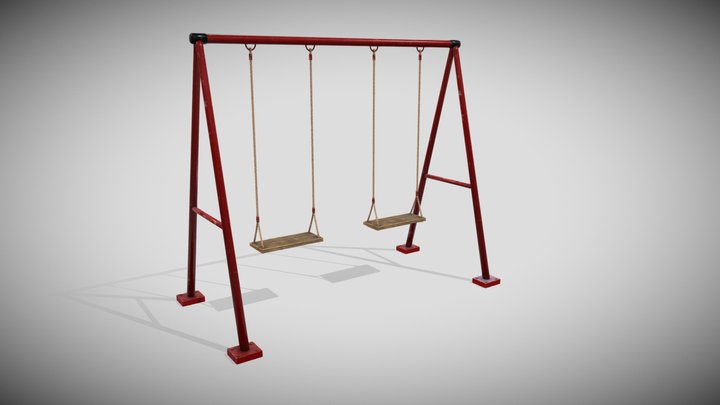Playground swing 3D Model