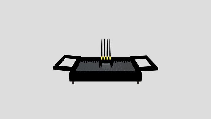 Mute Low-Poly 3D Model