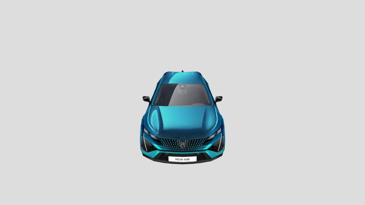 Peugeot 408 2023 3D Model