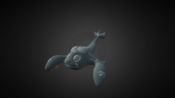 Sea Monster 3D Model