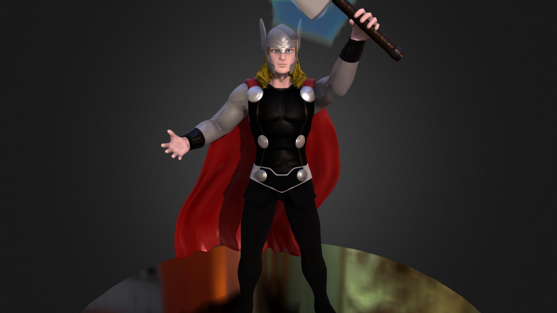 God Of War Ragnarok Thor Odinson 3D Model Render by
