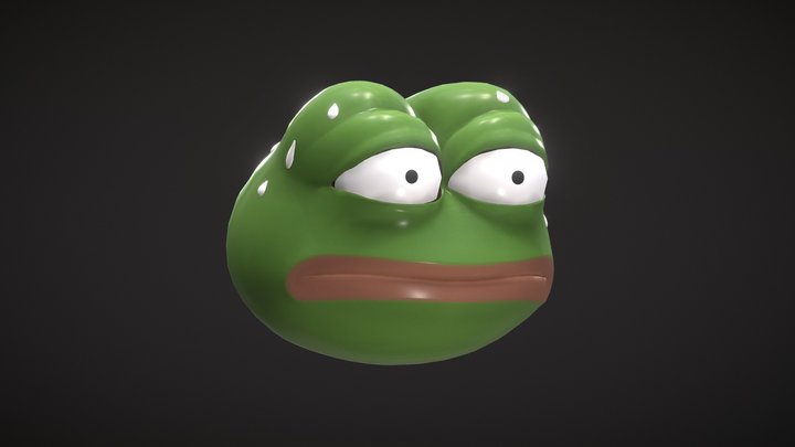 Nervous Pepe 3D Model