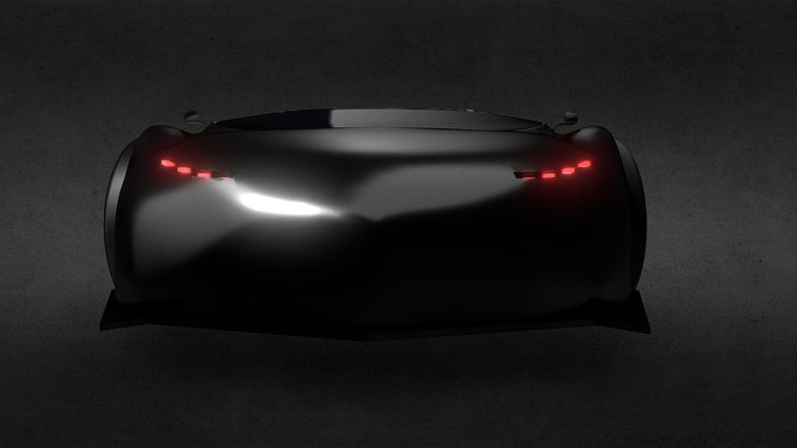 3D Car low poly 3D Model