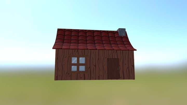WoodHouse 3D Model