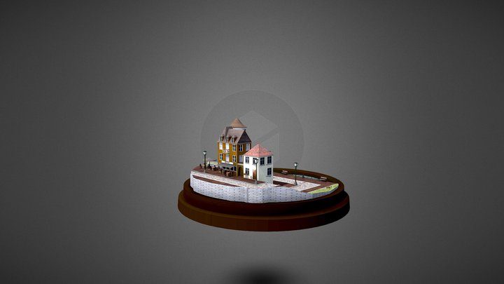 Annecy CityScene 3D Model