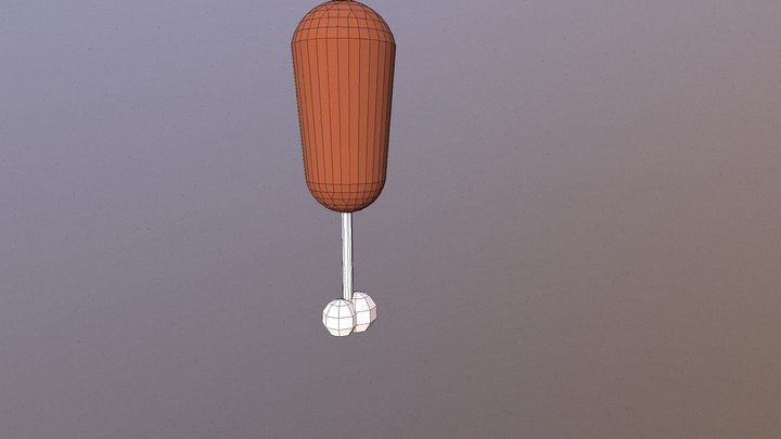Low Poly Chicken Wing