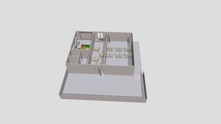 Berakas School Special Needs Classroom 3D Model