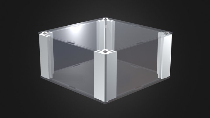 CRYLIC CASE - SKSF100-50-100 3D Model