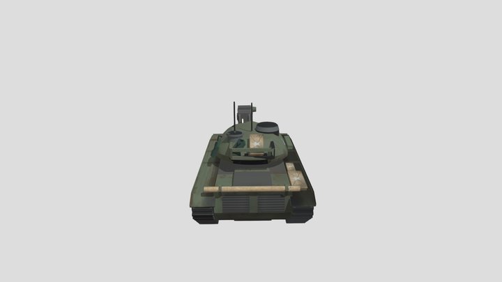 m48a3 + textures 3D Model
