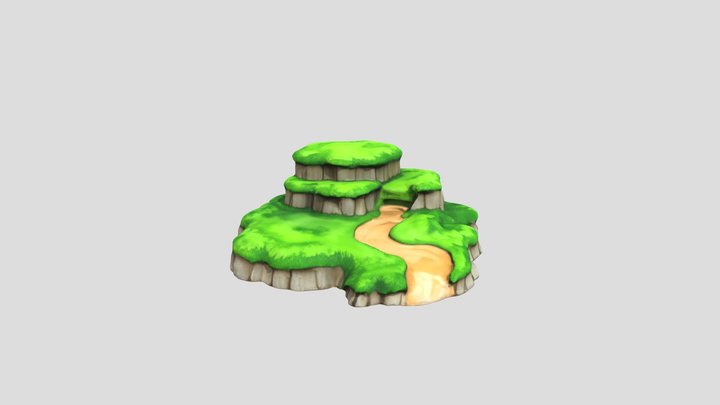 Mystical Plateau Pathway 3D Model