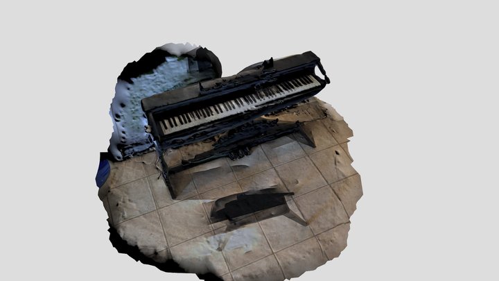 Nuclear Piano 3D Model