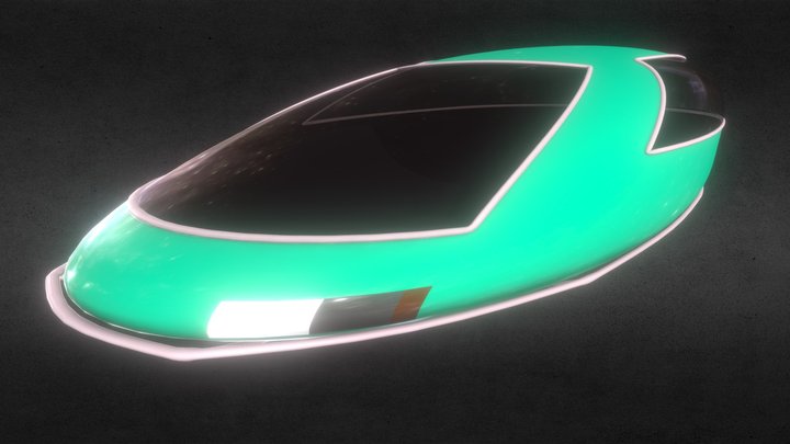Flying Car #3 3D Model