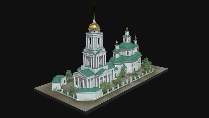 Покровська церква в м. Суми 3D Model