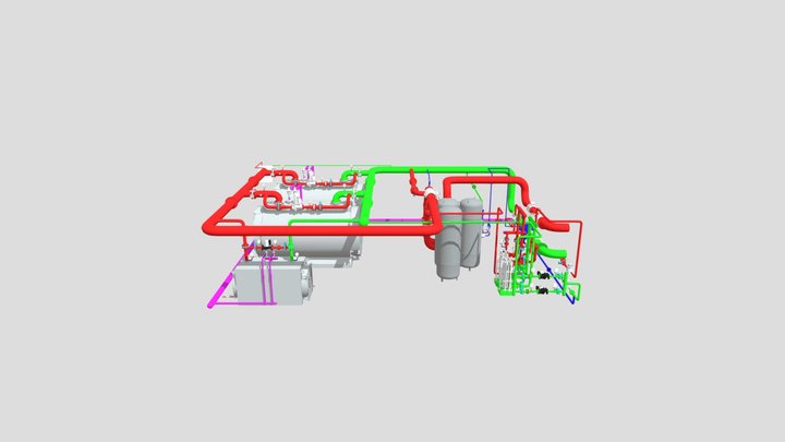 БМК 6600 кВт Челябинск завод 3D Model