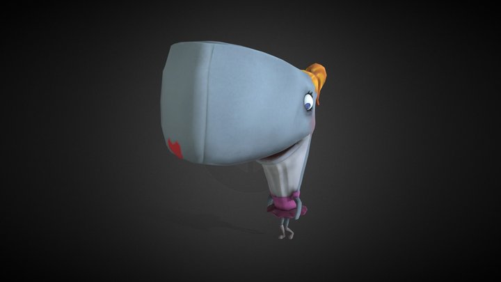 Pearl Krabs 3D Model