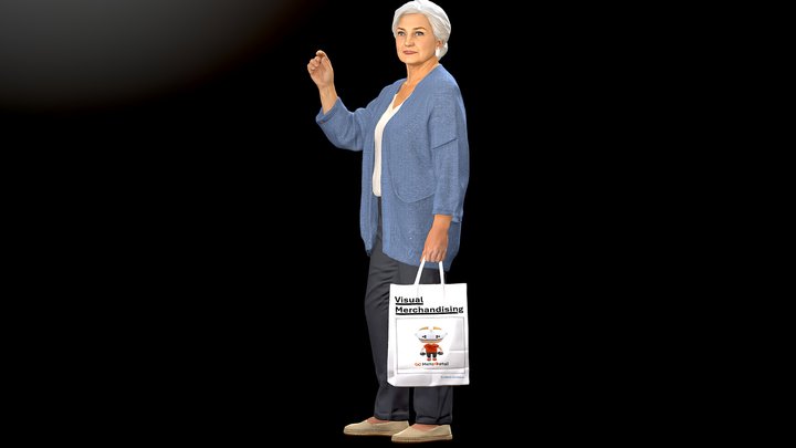 Señora Con Bolsa – Modello 3D gratuito STL