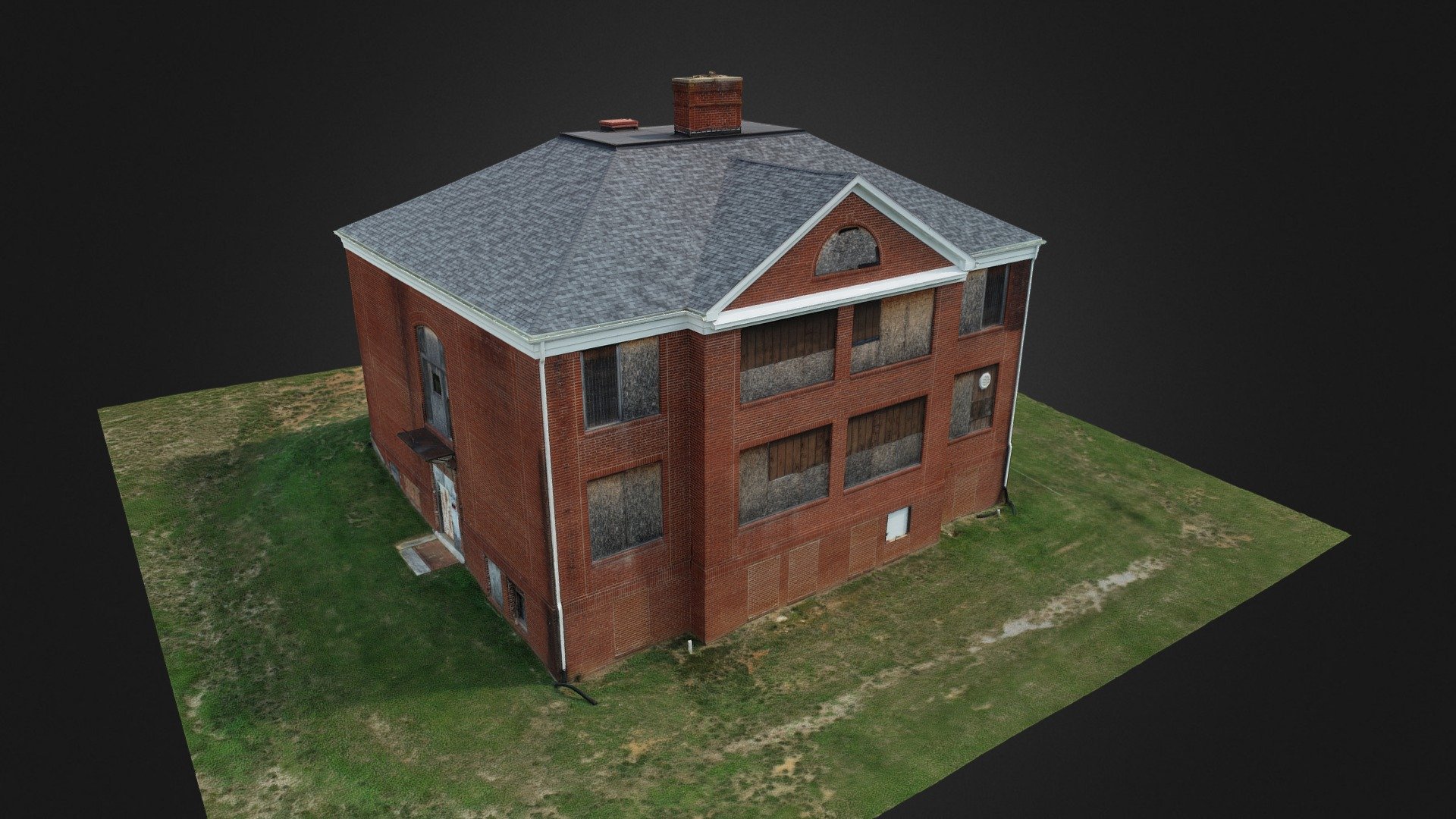 Edgar A. Long Building, Christiansburg Institute - 3D model by ...