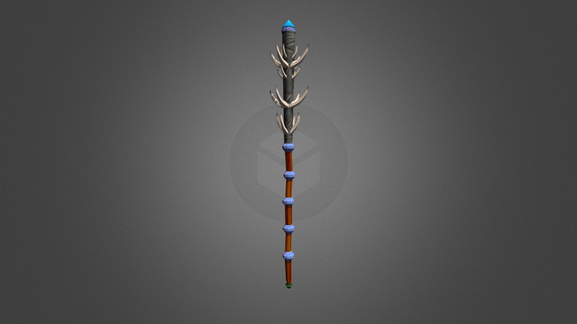 Horned God Staff - Low Poly - Download Free 3D model by Bailey's Game ...