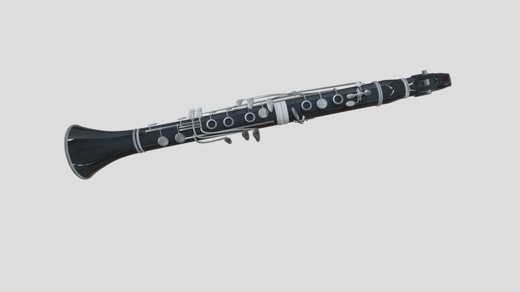 Clarinet model (with annotations)