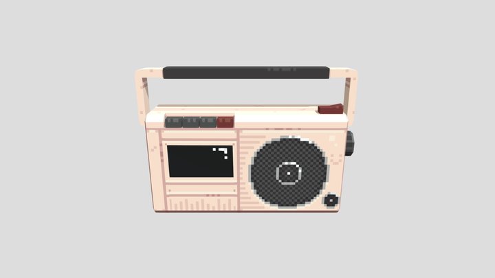 Cassette Player 3D Model