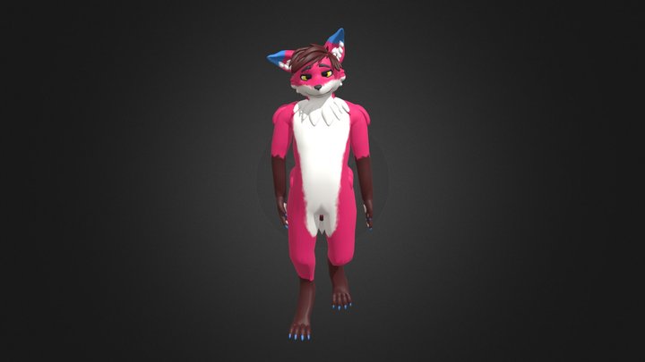 Holly The Fox 3D Model