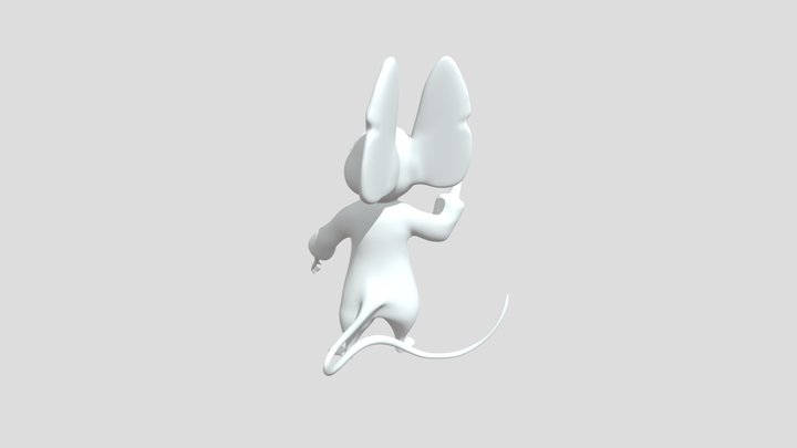 Mouse Warrior 3D Model
