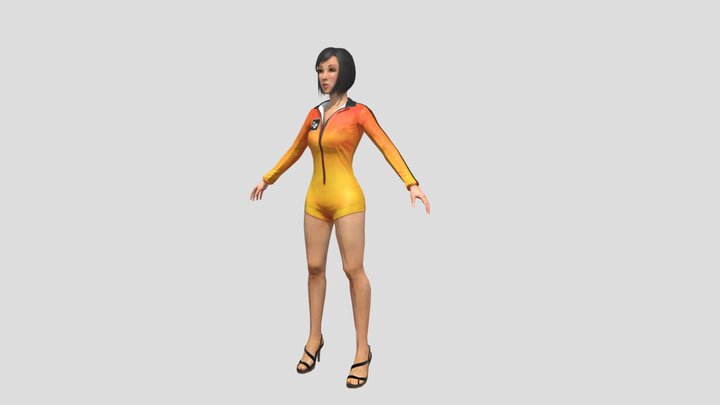 Sayoko Ohashi Super Promotion Suit 3D Model