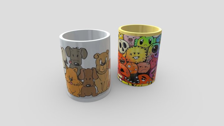 Taza Mockup 3D Model