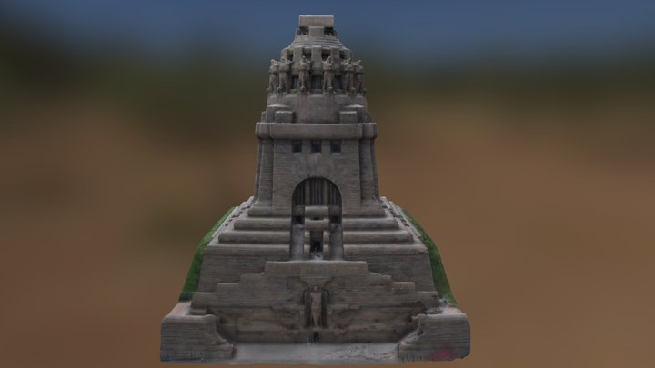 Völkerschlachtdenkmal 3D 3D Model