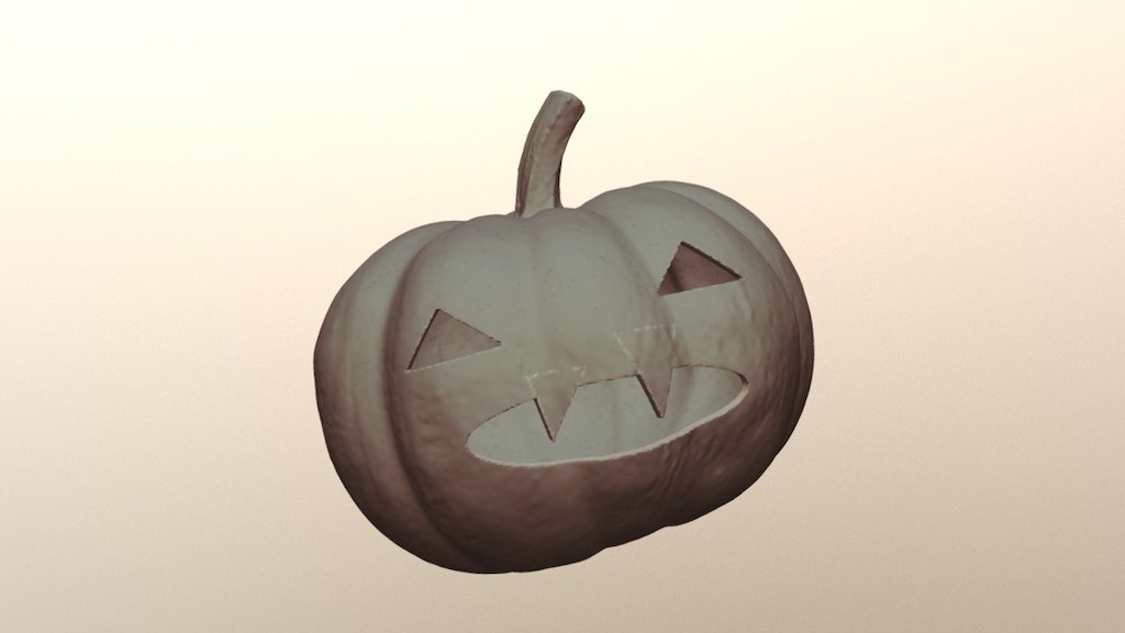 Digitally Carved Pumpkin