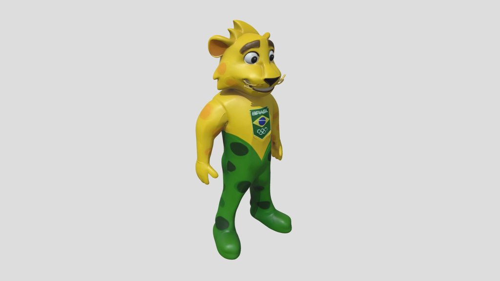 ginga mascot of team brazil olympic