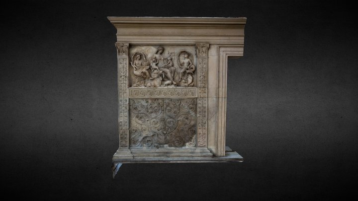 Ara Pacis, Roma 3D Model