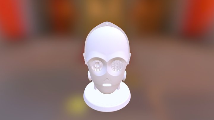 C3PO-speaker02jiegou-2 3D Model