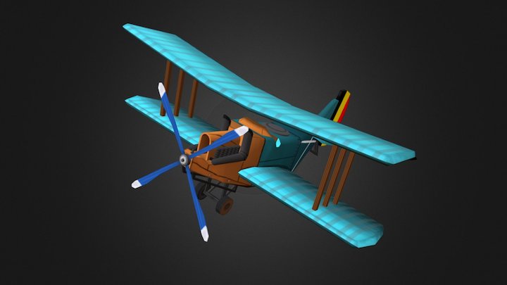 1DAE12_Witters_Nick_GameArtPlane 3D Model