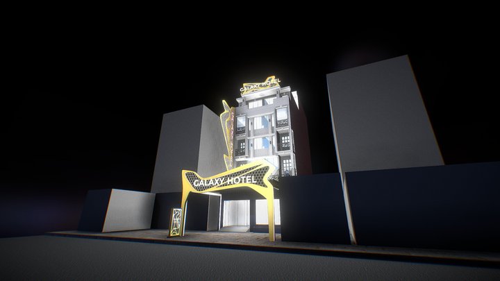 Galaxy hotel op 4 3D Model