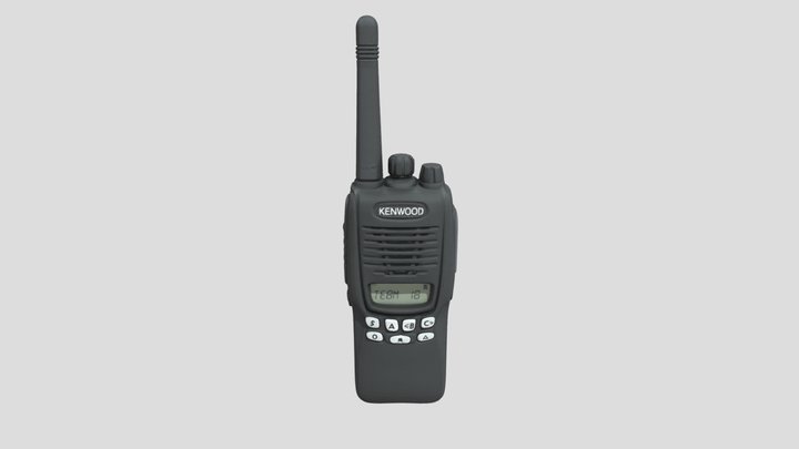 KenwoodWalkie-Talkie Device 3D Model