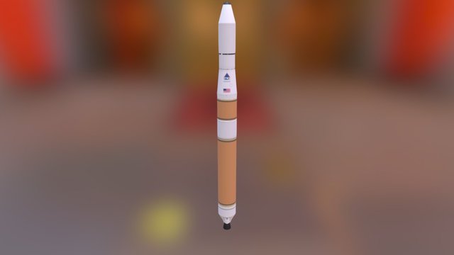 United Launch Alliance Delta IV Medium 3D Model