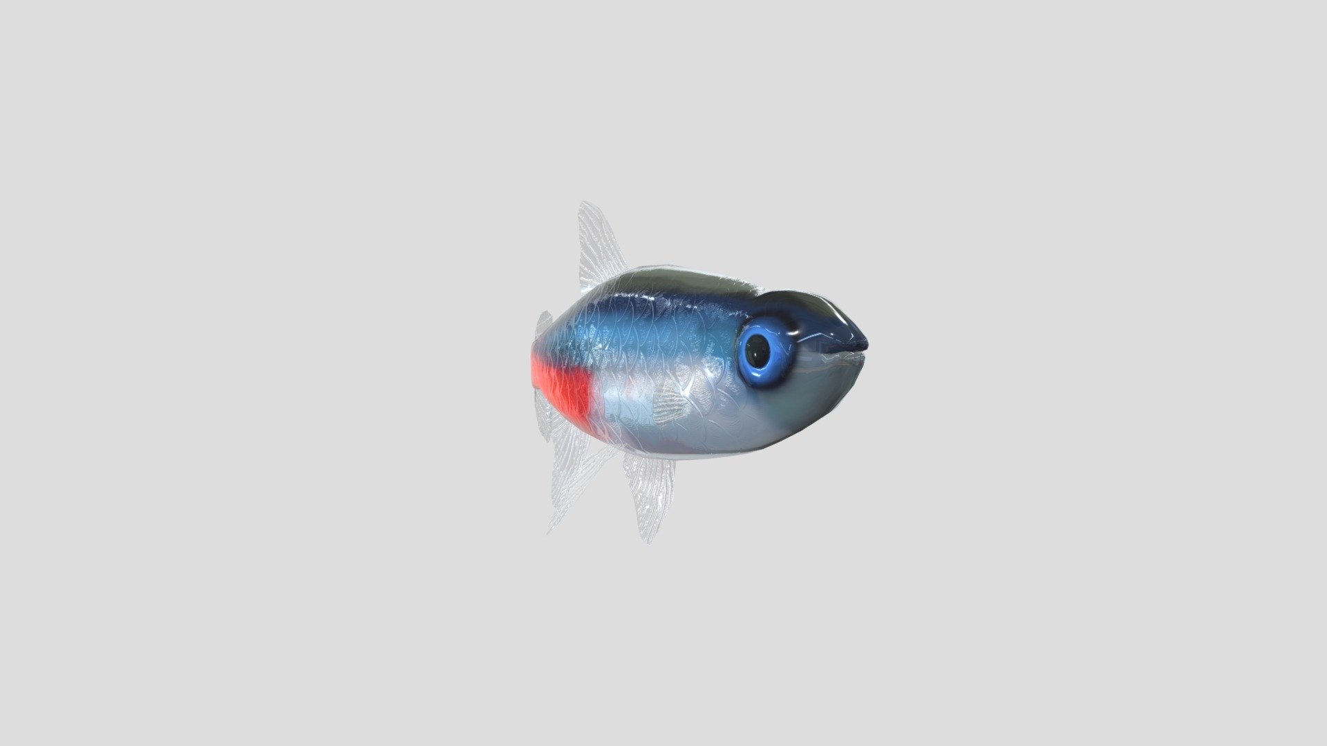Neon fish - 3D model by Erik Reinoso (@Skpsy) [c488da1] - Sketchfab