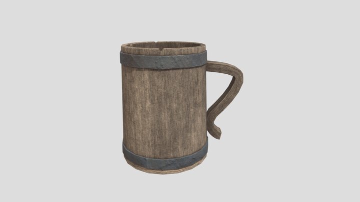 Medieval Mug 3D Model