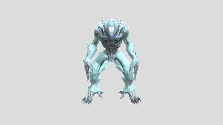 fantasy crystal phantom mutant 3D Model