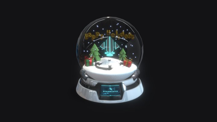 Visionaries 777 2021 Xmas 3D Model