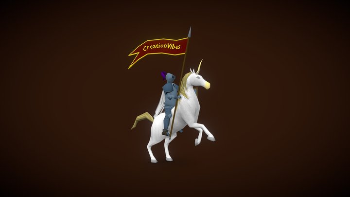 Rune Knight (Old School RuneScape style) 3D Model