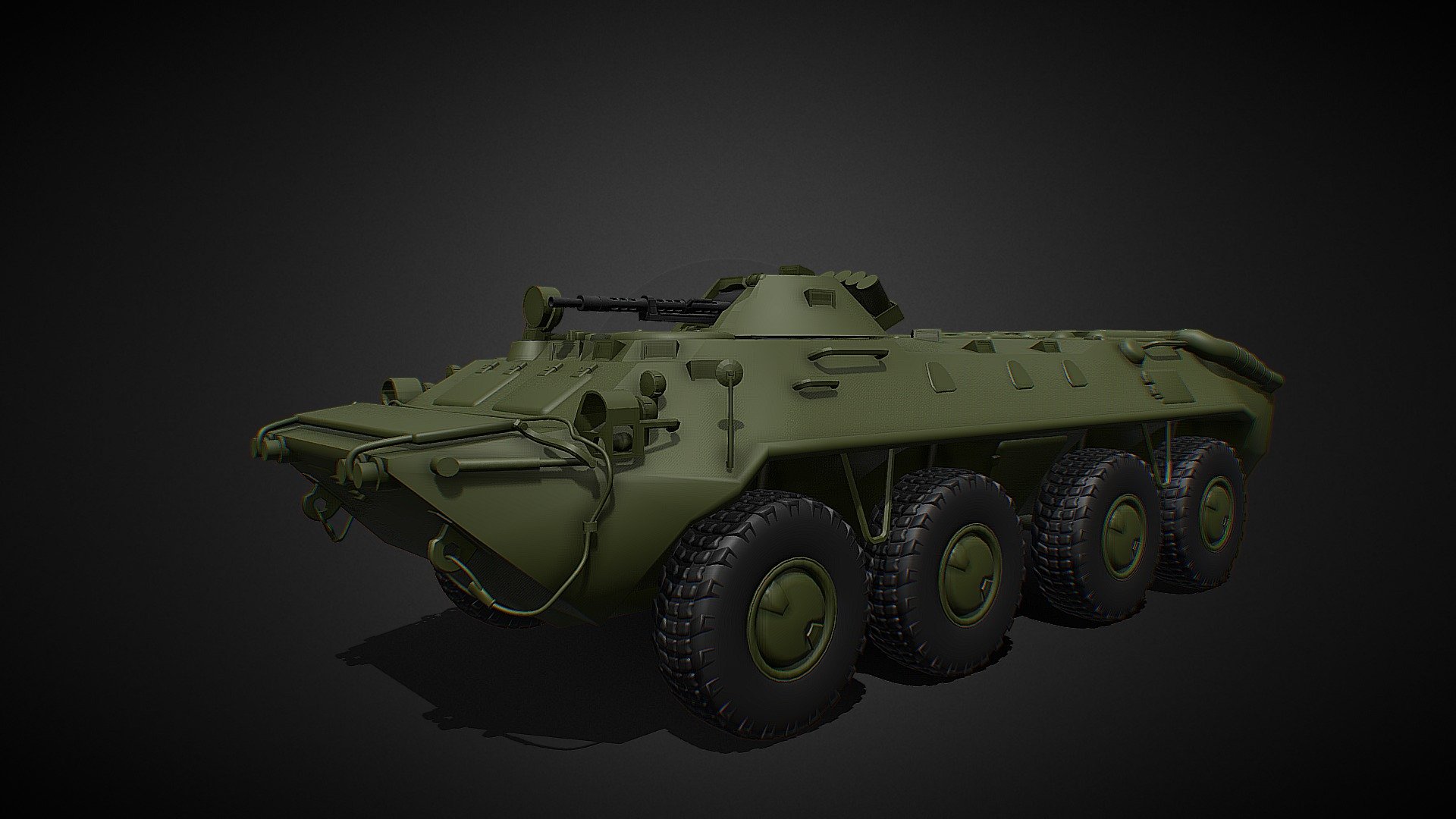 BTR 80 - 3D Model By Ivandzhoccer [c48a0a6] - Sketchfab