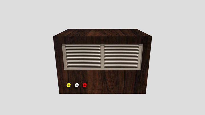 Old TV Model 3D Model