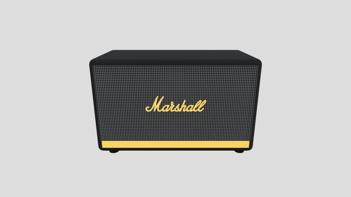 Marshall bluetooth speaker 3D Model