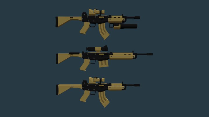 SARM-M-Gun 3D Model